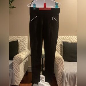 Black Pants with Zipper Pockets